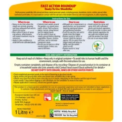 B&M Roundup Weedkiller Spray Gun 1L -Garden Furniture Sales 142685 round up fast action weedkiller spray gun 1l 2