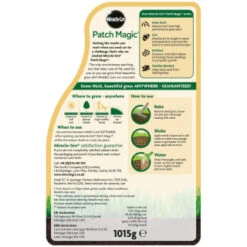 Miracle-Gro Patch Magic Grass Seed, Feed & Coir 1.1kg -Garden Furniture Sales 245940 miracle gro patch magic grass seed feed and coir 4
