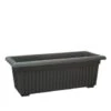 B&M Black XL Trough Planter 70cm -Garden Furniture Sales 256228 70cm sovereign trough planter1