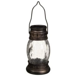 B&M Mining Lantern With Crackle Ball -Garden Furniture Sales 306957 miners lantern with crackle ball bronze1