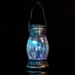 B&M Mining Lantern With Crackle Ball -Garden Furniture Sales 306957 miners lantern with crackle ball pewter light on 31
