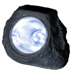 Rock Solar Light -Garden Furniture Sales 306959 ROCK SOLAR LIGHT night1