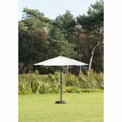 Crank Handle Parasol 2.7m - Cream -Garden Furniture Sales 318793 2 7m crank handle parasol cream