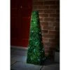 Solar Cone Topiary Tree 82cm -Garden Furniture Sales 318883 Cone Light Night Edit