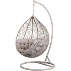 B&M Siena Hanging Egg Chair -Garden Furniture Sales 331302 hanging egg chair 2
