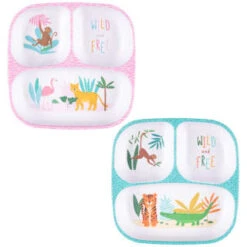 B&M Little Safari Small Kids Platter - Pink -Garden Furniture Sales 334212 334213 small kids platter group 1