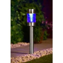 B&M Sicily XL Solar Post Lights 3pk 9 B&M Sicily XL Solar Post Lights 3pk -Garden Furniture Sales 341969 sicily 3pk xl post lights blue1