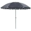 B&M Dakota Parasol 1.8m - Grey -Garden Furniture Sales 342342 grey parasol1