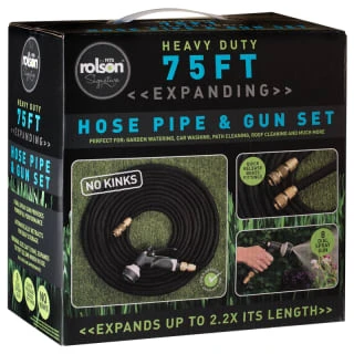 B&M Rolson Heavy Duty Expanding Hose & Gun 75ft 3 B&M Rolson Heavy Duty Expanding Hose & Gun 75ft