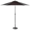 Crank Handle Parasol 2.7m - Black -Garden Furniture Sales 353335 crank tilt handle parasol 2 7m black