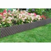 Rattan Effect Border Fence 4pk - Brown -Garden Furniture Sales 353517 4pk rattan effect border brown