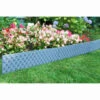 Rattan Effect Border Fence 4pk - Grey -Garden Furniture Sales 353517 4pk rattan effect border grey