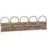 Deluxe Rattan Border Fence 92 X 28cm -Garden Furniture Sales 353567 wicker fence 92x28cm1