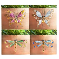 B&M Glitter Plant Pot Hook - Pink Butterfly 5 B&M Glitter Plant Pot Hook - Pink Butterfly -Garden Furniture Sales 353658 glitter planter art group