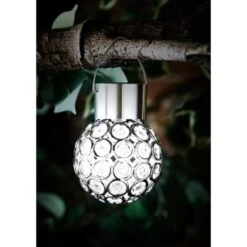 Dallas Hanging Solar Light -Garden Furniture Sales 353746 dallas light white