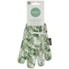 Easy Grip Gardening Glove - Dark Green -Garden Furniture Sales 353858 easy grip gardening glove green floral