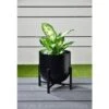 B&M New York Planter Large - Black -Garden Furniture Sales 366546 new york planter on stand large