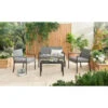 B&M Sorrento Sofa Set 4pc -Garden Furniture Sales 366638 379443 sorrento 4 piece sofa set 2