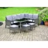 Sorrento Large Dining Rattan Effect Corner Set -Garden Furniture Sales 366649 sorrento large dining set rattan effect1