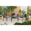 Bali Rattan Patio Set 4pc -Garden Furniture Sales 366652 379456 bali 4 piece sofa set 2