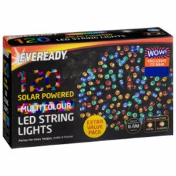 Eveready Solar Powered LED String Lights 120pk - Multicolour 6 Eveready Solar Powered LED String Lights 120pk - Multicolour -Garden Furniture Sales 379217 120pk eveready led string lights multicolour 2