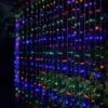 Solar Powered LED Curtain 180cm - 266 Multicolour Lights 1 Solar Powered LED Curtain 180cm - 266 Multicolour Lights -Garden Furniture Sales 379243 180cm x 180cm solar powered led curtain 266 multi colour leds