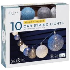 B&M 10 Orb Solar String Lights -Garden Furniture Sales 379255 10 orb solar string lights 3 1