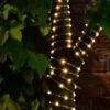 Solar Powered 10m Micro LED Rope Light - Warm White -Garden Furniture Sales 379267 10m tube string light 100 warm white leds 2