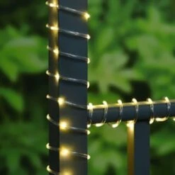 Solar Powered 10m Micro LED Rope Light - Warm White -Garden Furniture Sales 379267 10m tube string light 100 warm white leds