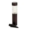 B&M Glass Top Solar Post Light -Garden Furniture Sales 379310 glass top solar post light black nickle