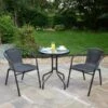 B&M Bali 3 Piece Bistro Set -Garden Furniture Sales 379355 bali 3 piece bistro set
