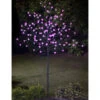 Solar Powered Blossom Tree - Pink 128 LED 4ft -Garden Furniture Sales 379360 4ft solar powered blossom flower solar tree 128 led pink 2