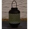 Marrakesh XL Metal Solar Powered Lantern - Metallic Gold -Garden Furniture Sales 379378 marrakesh matt finish lantern