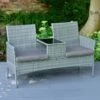 Sorrento Rattan Effect Tete-a-Tete 2 Sorrento Rattan Effect Tete-a-Tete -Garden Furniture Sales 379454 sorrento ratten effect tete a tete set