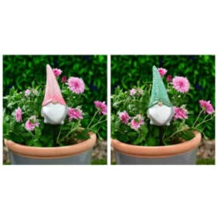 B&M Garden Gonk Plant Pot Stick - Pink -Garden Furniture Sales 379522 garden gonk pot sticks group