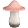 B&M Ceramic Mushroom Ornament - Pink -Garden Furniture Sales 379532 ceramic mushroom ornament pink
