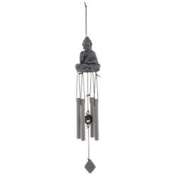 B&M Tranquil Garden Windchime - Buddha