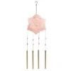 B&M Flower Windchime - Pink -Garden Furniture Sales 379613 boho garden flower tubular windchime pink