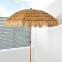 Garden Furniture Sales 10 B&M Tiki Parasol 1.8m