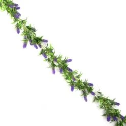 B&M Artificial Lavender Garland 180cm -Garden Furniture Sales 379985 180cm artificial lavender garland