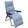 B&M Padded Multi-Position Relaxer - Navy -Garden Furniture Sales 380082 padded multi position relaxer navy1