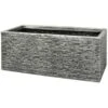 B&M Slate Effect Trough Planter -Garden Furniture Sales 381626 slate trough pewter planter