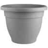 Extra Large Bell Pot Planter 55cm - Grey -Garden Furniture Sales 383584 55cm xl bell pot planter grey