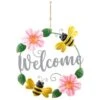 B&M Welcome Metal Wreath - Bee 2 B&M Welcome Metal Wreath - Bee -Garden Furniture Sales 392755 welcome wreath bee