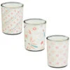 B&M Boho Garden Mini Printed Candles 3pk -Garden Furniture Sales 392778 3pk mini printed candles