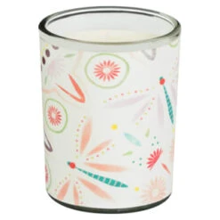 B&M Boho Garden Mini Printed Candles 3pk -Garden Furniture Sales 392778 3pk mini printed candles 3
