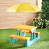 B&M Kids Club Children Picnic Bench -Garden Furniture Sales 392803 picnic table with umbrella
