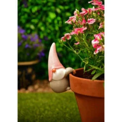 B&M Gonk Pot Hanger - Pink -Garden Furniture Sales 392837 gonk pot hanger pink1