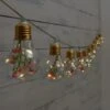 10 Solar Floral Lightbulb String Lights -Garden Furniture Sales 392903 10 solar floral lightbulb string lights