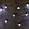 10 Solar Frosted Bulb String Lights -Garden Furniture Sales 392909 10 solar frosted bulb string lights